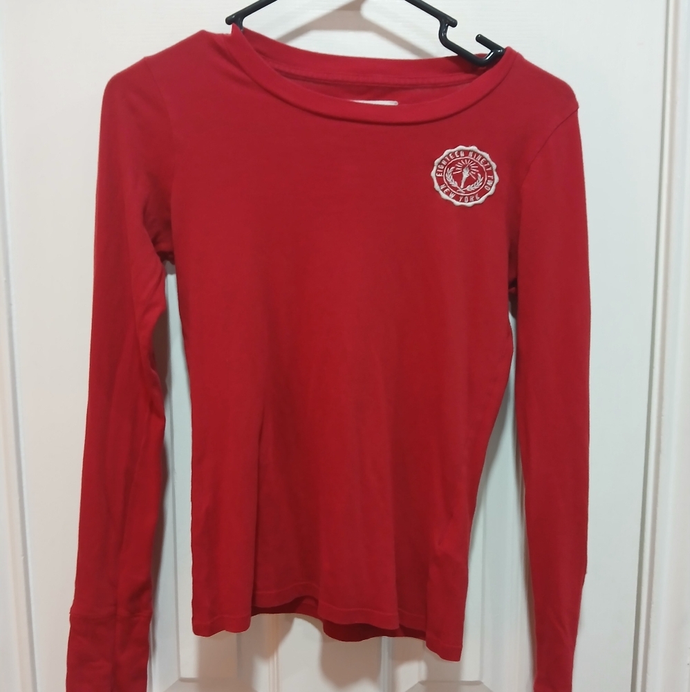 Abercrombie & Fitch Red Shirt